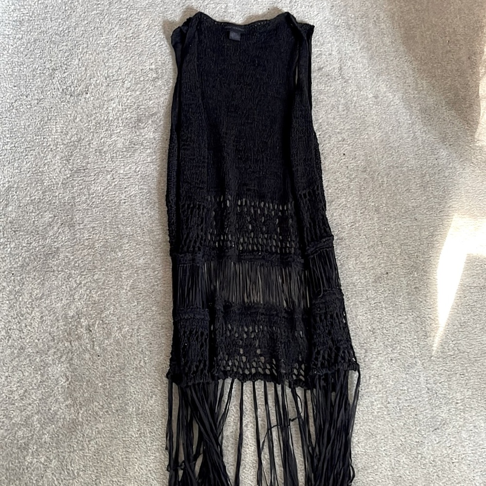 Steve Madden crochet vest one size